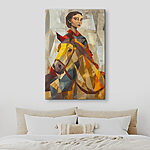 Tableaux Peinture d'une femme à cheval