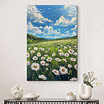 Tableaux Champ de fleurs et d'arbres