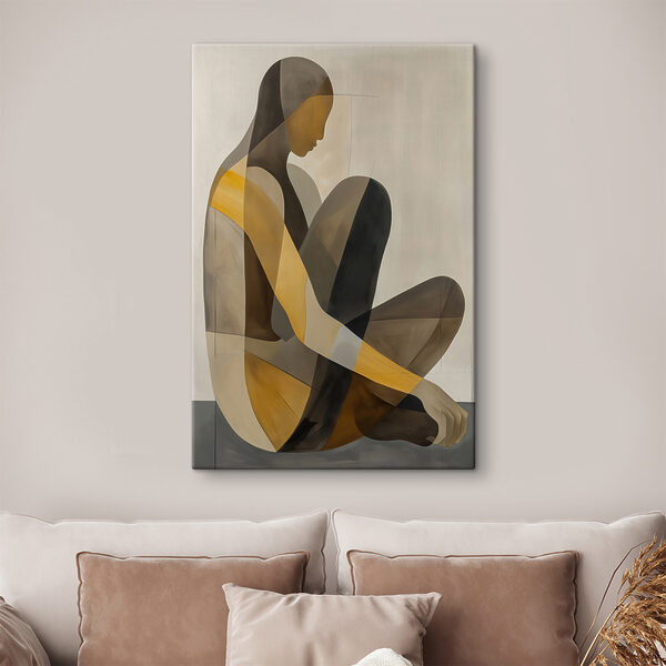 Peinture d'une femme assise Tableaux Peinture d'une femme assise