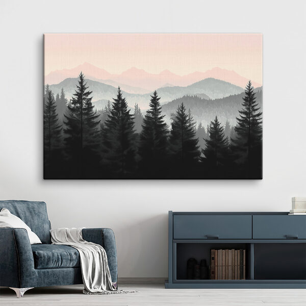Groupe d'arbres dans une forêt Tableaux Groupe d'arbres dans une forêt