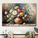 Tableaux Peinture de fleurs dans un vase