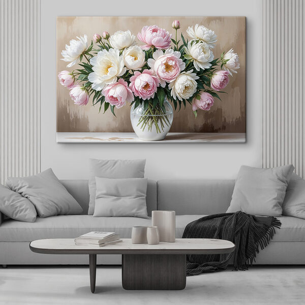 Vase de fleurs sur une table Tableaux Vase de fleurs sur une table