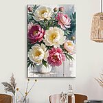 Tableaux Bouquet de fleurs avec feuilles