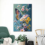 Tableaux Papillon sur une fleur