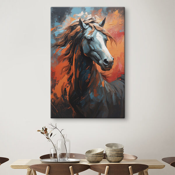 Peinture d'un cheval Tableaux Peinture d'un cheval