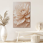 Tableaux Pétales crème en floraison délicate