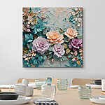 Tableaux Groupe de fleurs sur un mur