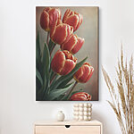 Tableaux Groupe de tulipes rouges