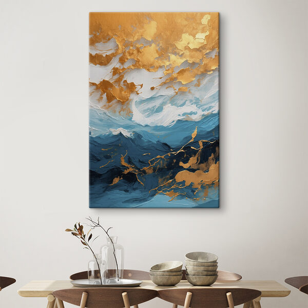 Les vagues d'azur embrassent les rivages d'ambre Tableaux Les vagues d'azur embrassent les rivages d'ambre