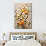 Tableaux Peinture d'oranges et de fleurs