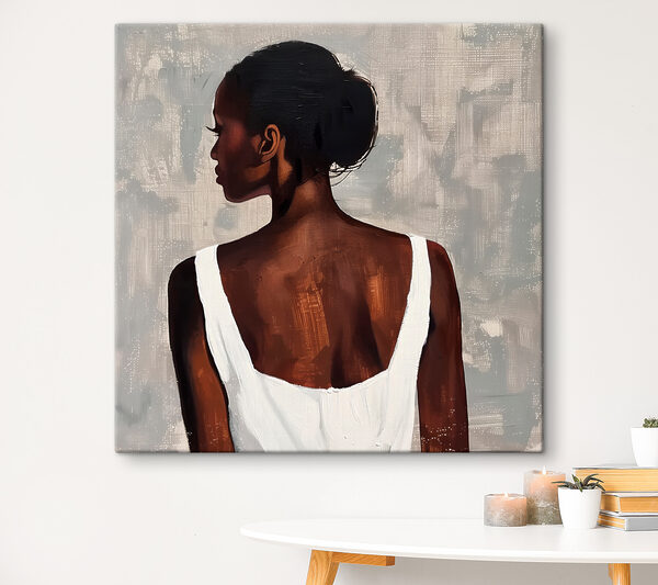 Femme en débardeur blanc Tableaux Femme en débardeur blanc