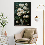 Tableaux Roses élégantes dans un vase orné