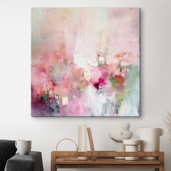 Peinture de fleurs sur une surface blanche Tableaux Peinture de fleurs sur une surface blanche