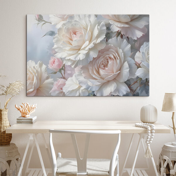 Des pétales doux dans une floraison sereine Tableaux Des pétales doux dans une floraison sereine