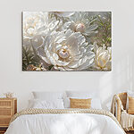 Tableaux Groupe de fleurs blanches
