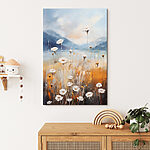 Tableaux Peinture de fleurs dans un champ