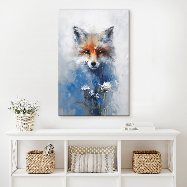 Peinture d'un renard Tableaux Peinture d'un renard