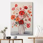 Tableaux Peinture de fleurs dans un vase