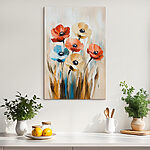 Tableaux Peinture de fleurs sur toile