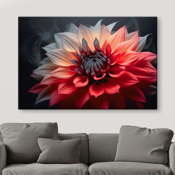 Une floraison radieuse sous une lumière dramatique Tableaux Une floraison radieuse sous une lumière dramatique