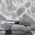 Papier peint Tissu blanc avec petits trous