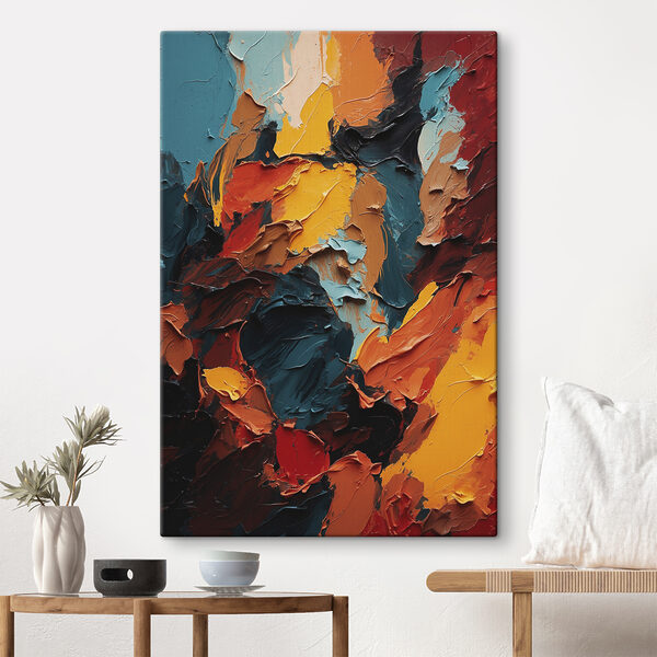Canvas prints Vibrant Emotions in Abstract Swirls Tableaux Canvas prints Vibrant Emotions in Abstract Swirls
