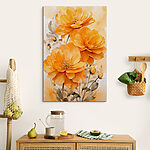 Tableaux Canvas prints Painting of orange flowers
