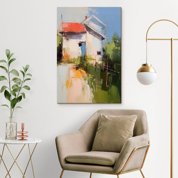 Peinture d'une maison Tableaux Peinture d'une maison