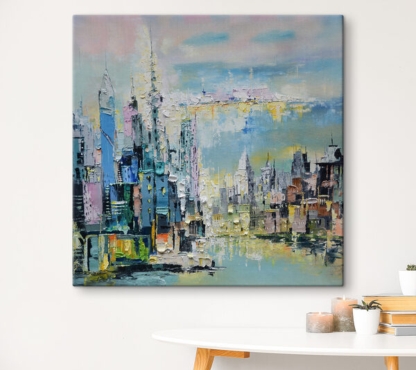 Peinture d'une ville Tableaux Peinture d'une ville