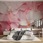 Papier peint Des pétales doux, une expression artistique délicate