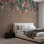 Papier peint Cascade de rêve florale enchantée
