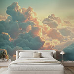 Papier peint Grand groupe de nuages