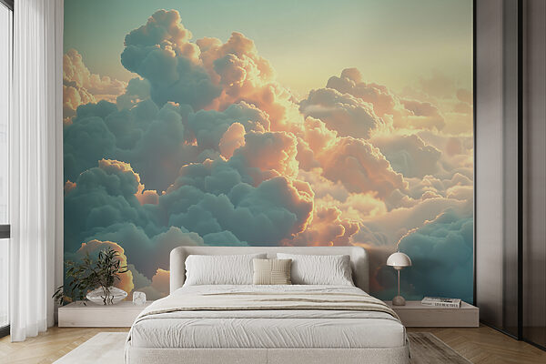 Grand groupe de nuages Papier peint Grand groupe de nuages