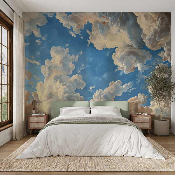 Nuages dans le ciel Papier peint Nuages dans le ciel