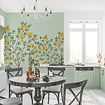 Papier peint Arbre aux fruits jaunes