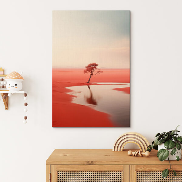 Arbre dans un désert rouge Tableaux Arbre dans un désert rouge