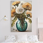 Tableaux Vase avec pissenlits