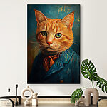 Tableaux Chat en costume