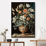 Tableaux Peinture de fleurs dans un vase