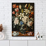 Tableaux Peinture de fleurs dans un vase