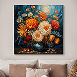 Tableaux Peinture de fleurs dans un vase