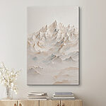 Tableaux Chaîne de montagnes avec de nombreux sommets