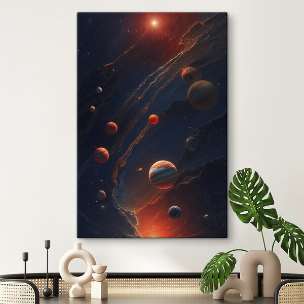 Les planètes dans l'espace Tableaux Les planètes dans l'espace