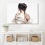 Tableaux Femme avec les cheveux tirés en arrière