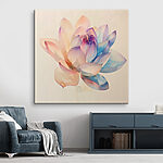 Tableaux Fleur radieuse dans les tons pastel