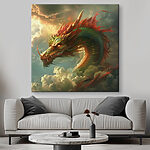 Tableaux Dragon dans les nuages