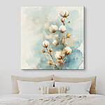 Tableaux Aquarelle de fleurs de coton