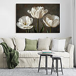 Tableaux Groupe de fleurs blanches