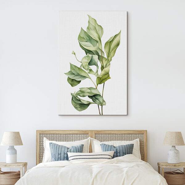 Art des feuilles vertes élégantes Tableaux Art des feuilles vertes élégantes