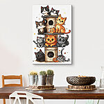 Tableaux Groupe de chats sur une tour
